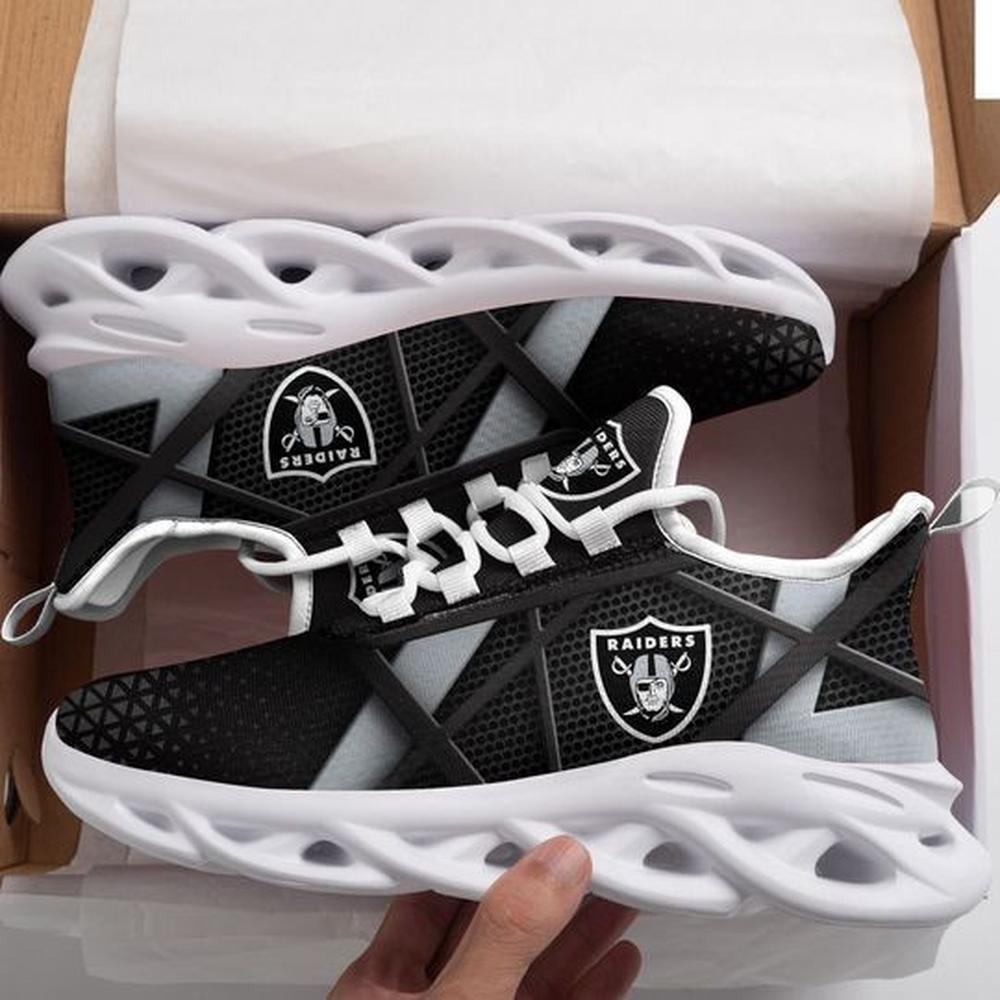 Ideafootwear Las Vegas Raiders Max Soul Shoes Sneakers For Men And Women 7