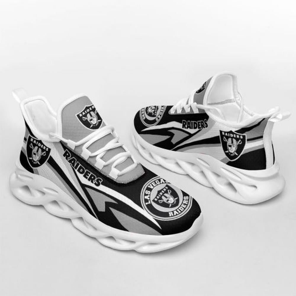 Ideafootwear Las Vegas Raiders Max Soul Shoes Sneakers For Men And Women 3