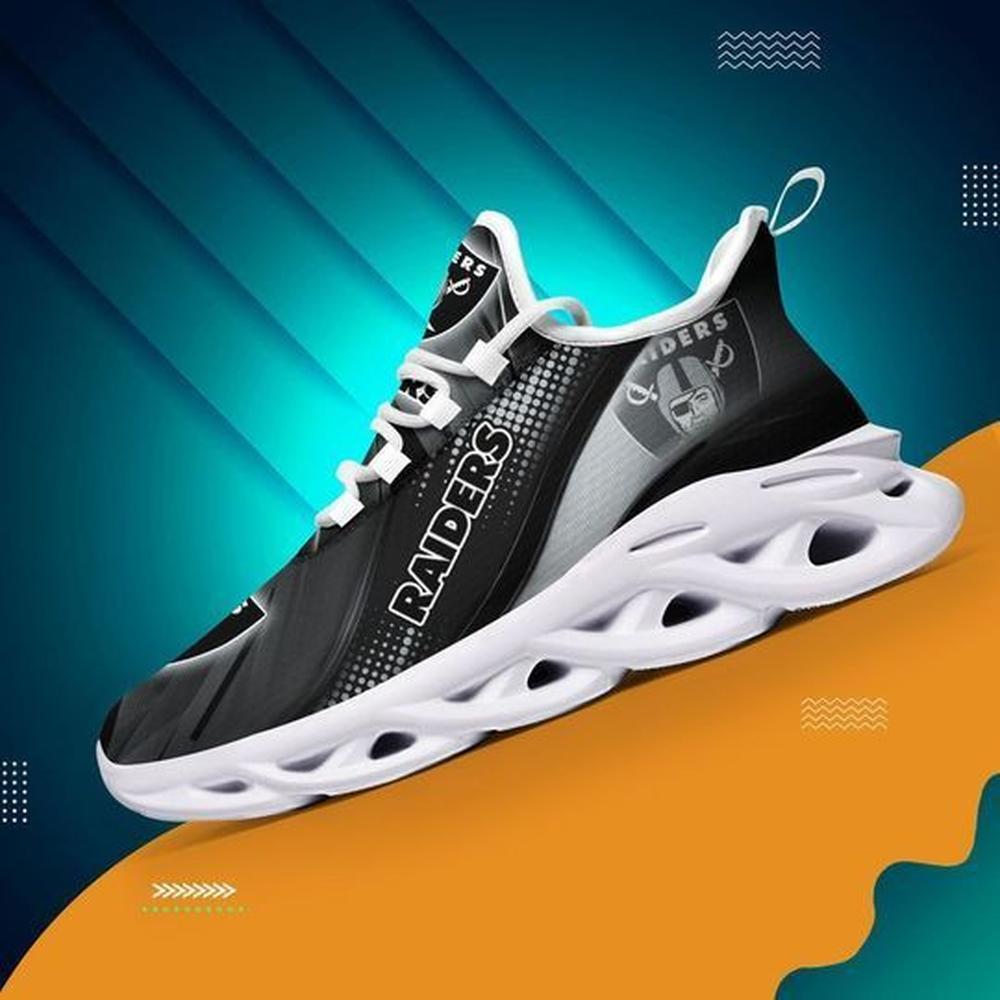 Ideafootwear Las Vegas Raiders Max Soul Shoes Sneakers For Men And Women 104