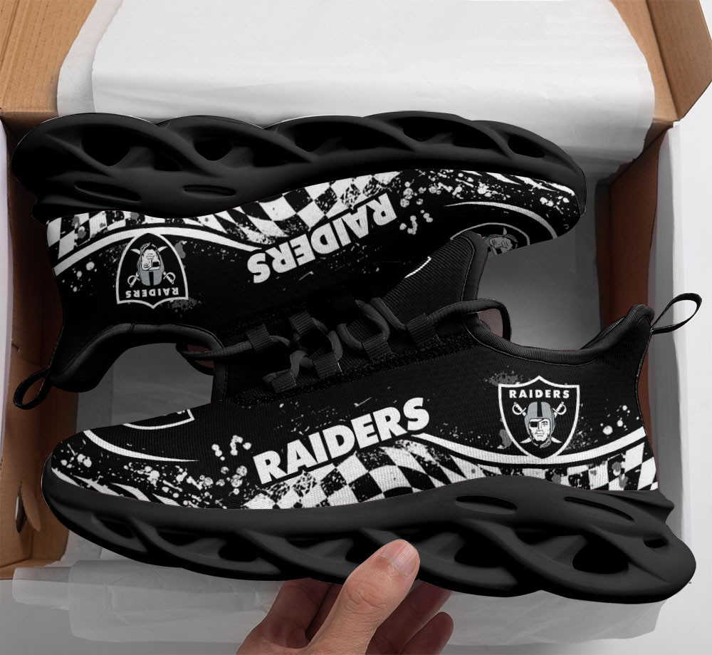 Ideafootwear Las Vegas Raiders Max Soul Shoes Sneakers For Men And Women 108