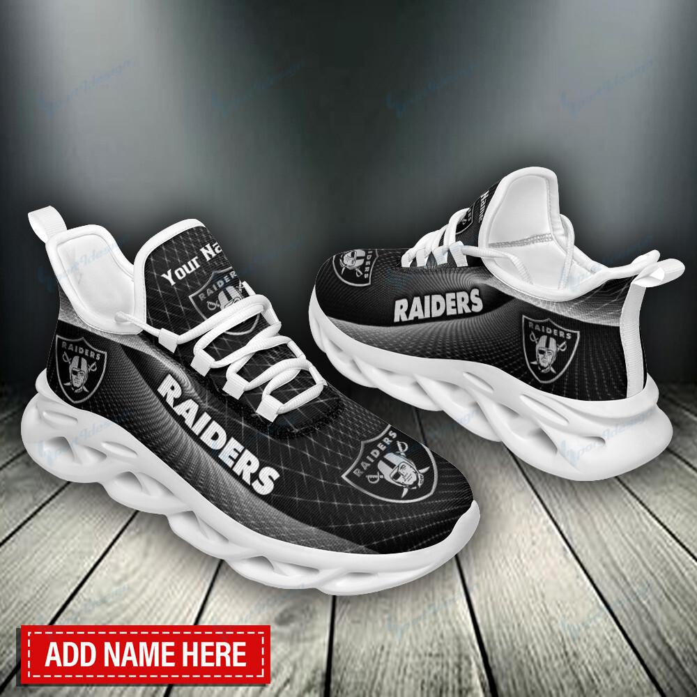 Ideafootwear Las Vegas Raiders Max Soul Shoes Sneakers For Men And Women 76