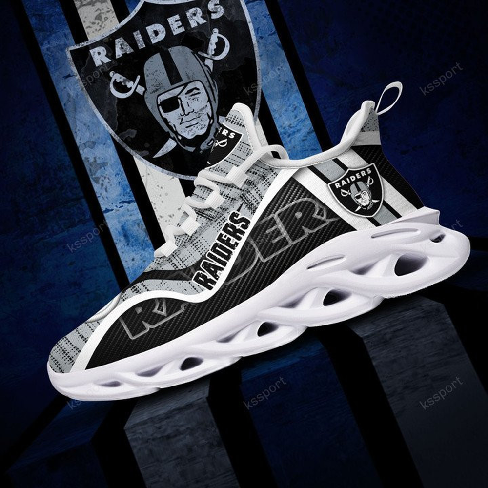 Ideafootwear Las Vegas Raiders Max Soul Shoes Sneakers For Men And Women 44