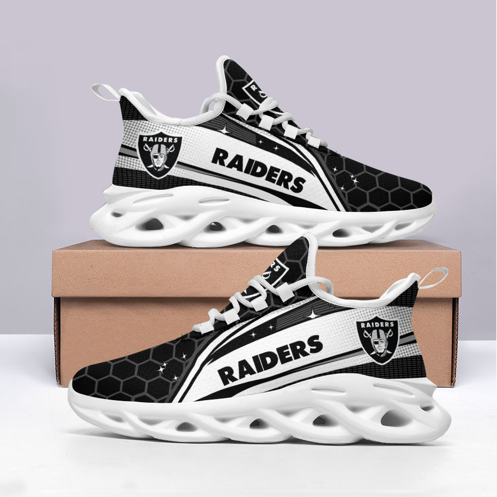 Ideafootwear Las Vegas Raiders Max Soul Shoes Sneakers For Men And Women 119