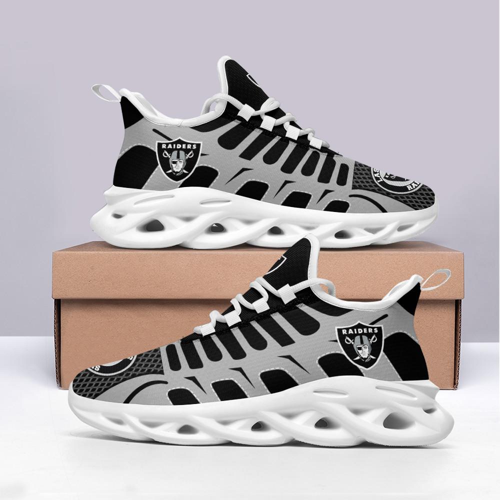 Ideafootwear Las Vegas Raiders Max Soul Shoes Sneakers For Men And Women 22