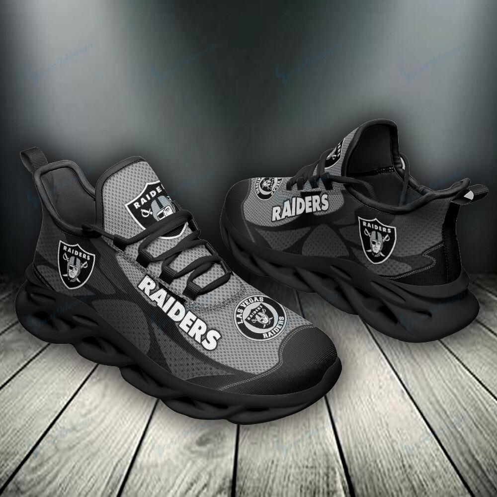 Ideafootwear Las Vegas Raiders Max Soul Shoes Sneakers For Men And Women 27