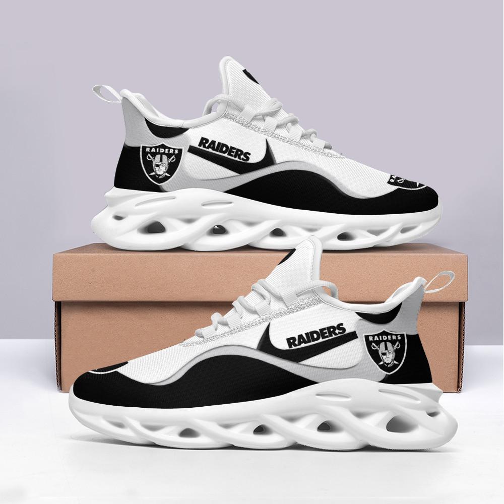 Ideafootwear Las Vegas Raiders Max Soul Shoes Sneakers For Men And Women 16