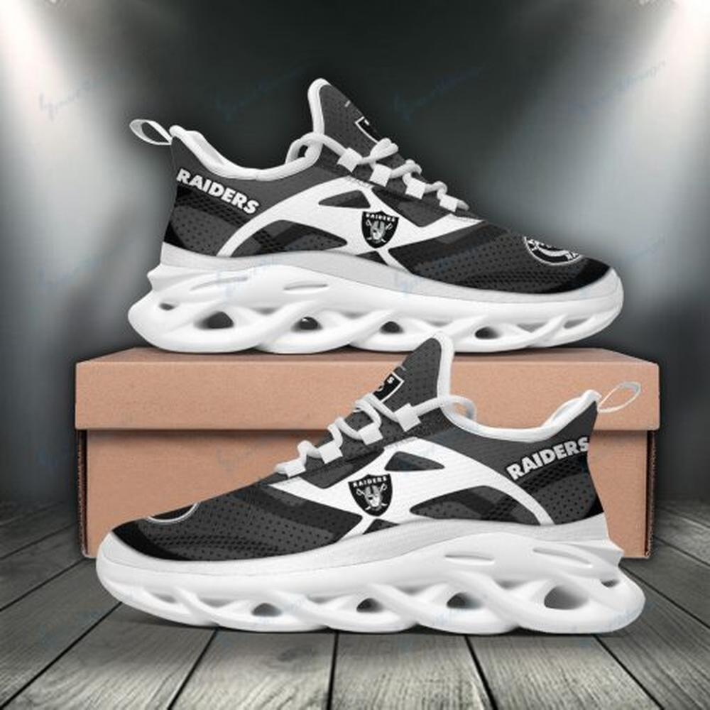 Ideafootwear Las Vegas Raiders Max Soul Shoes Sneakers For Men And Women 26