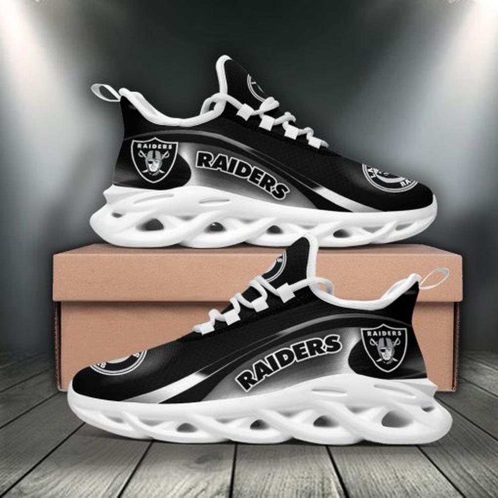 Ideafootwear Las Vegas Raiders Max Soul Shoes Sneakers For Men And Women 18