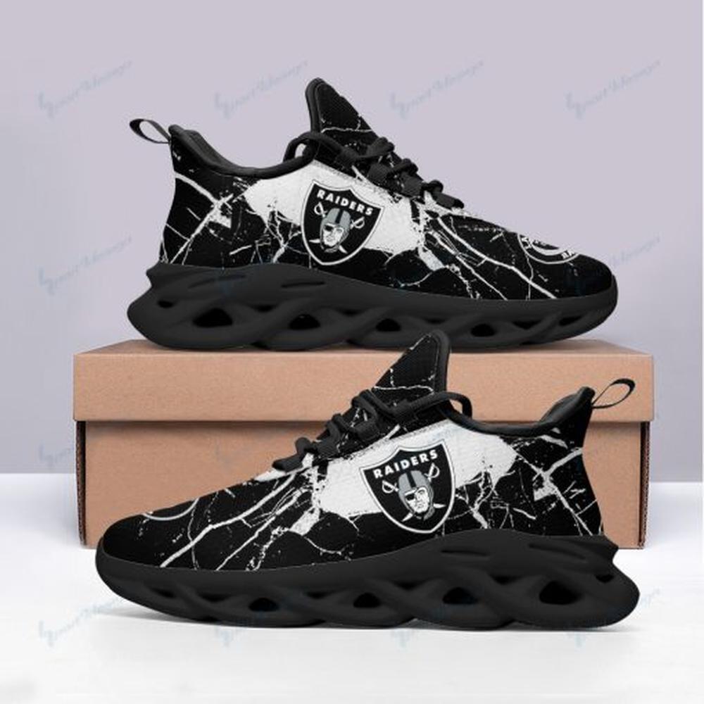 Ideafootwear Las Vegas Raiders Max Soul Shoes Sneakers For Men And Women 41