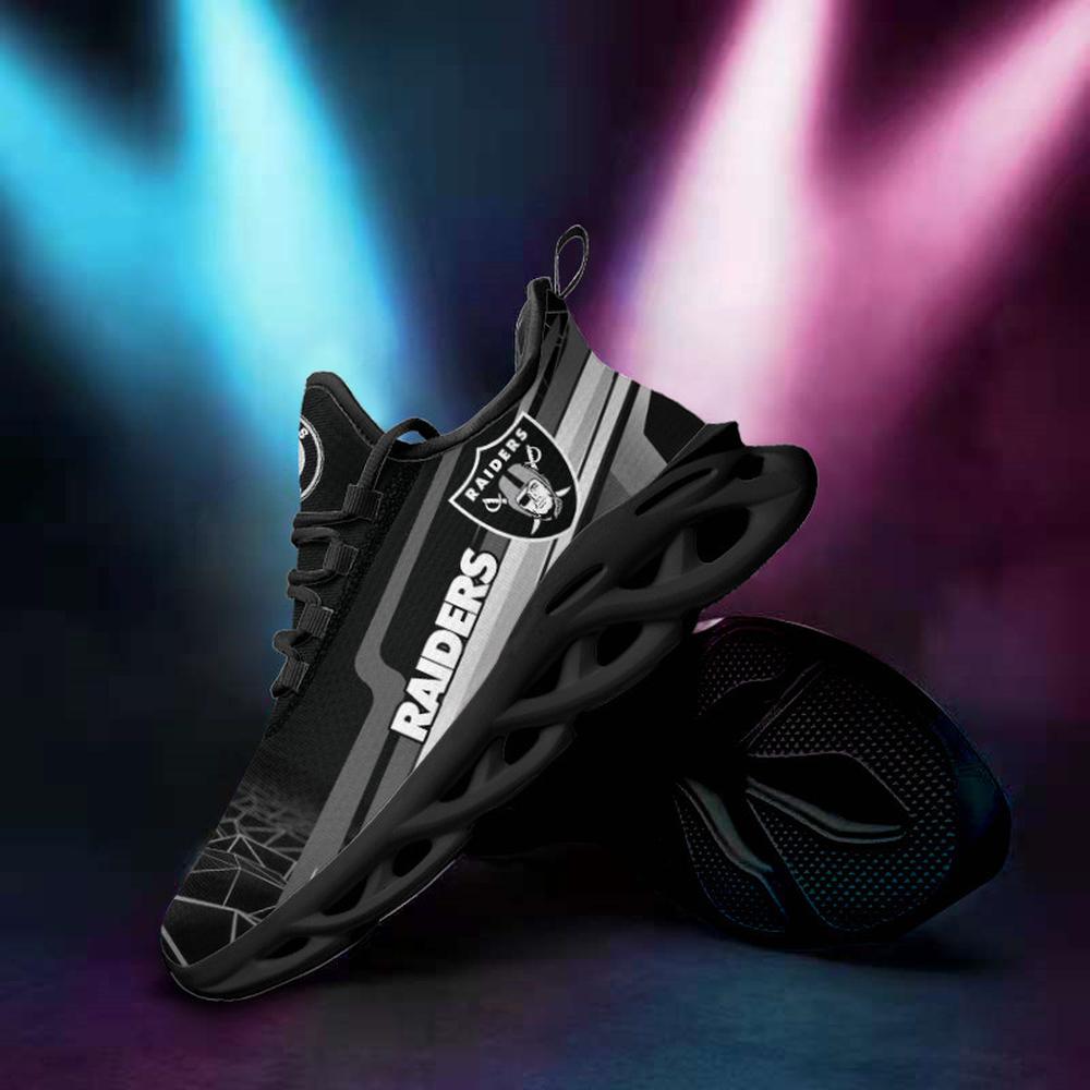 Ideafootwear Las Vegas Raiders Max Soul Shoes Sneakers For Men And Women 37
