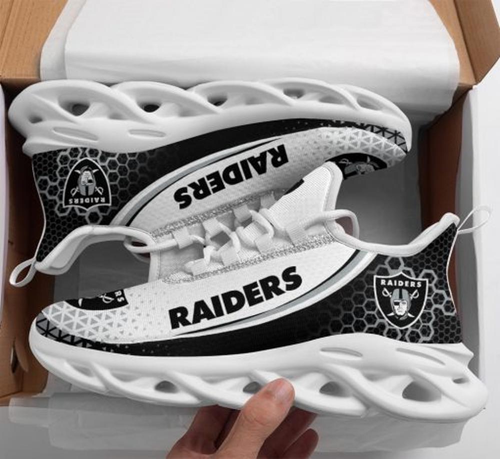 Ideafootwear Las Vegas Raiders Max Soul Shoes Sneakers For Men And Women 78