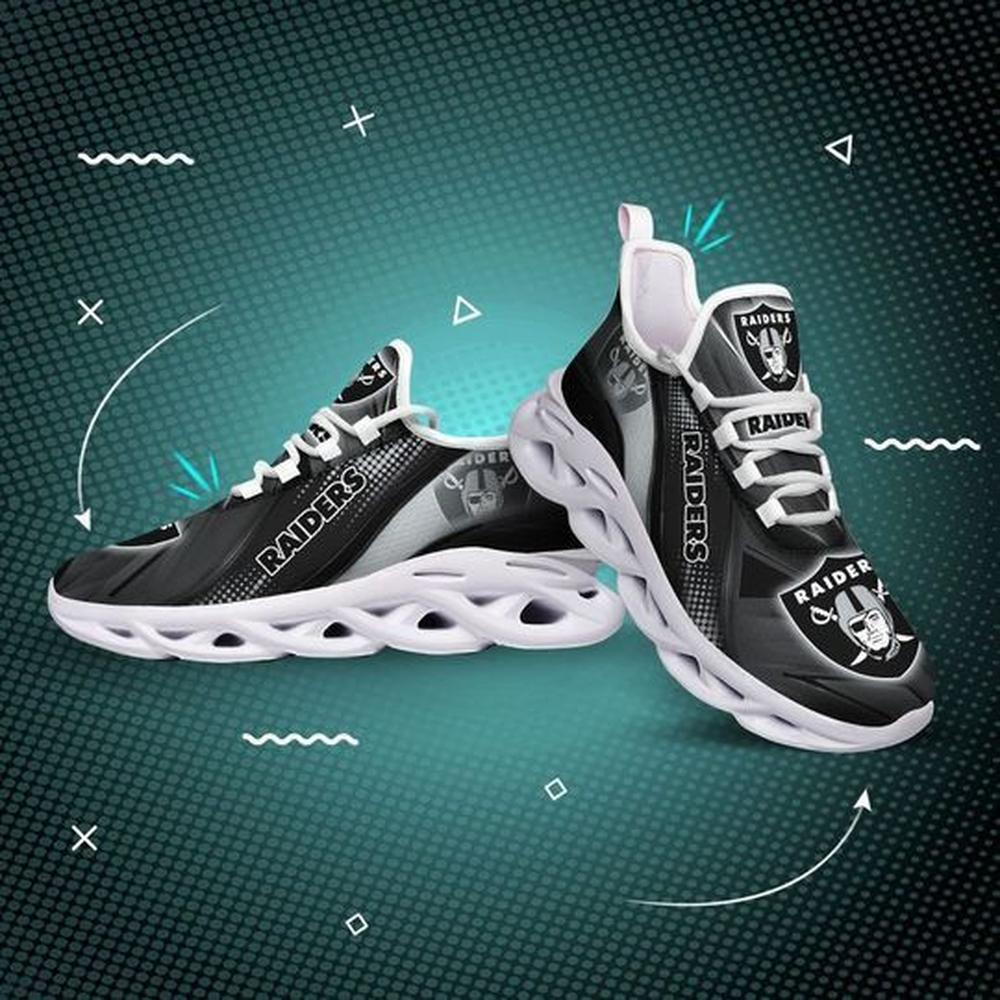 Ideafootwear Las Vegas Raiders Max Soul Shoes Sneakers For Men And Women 104