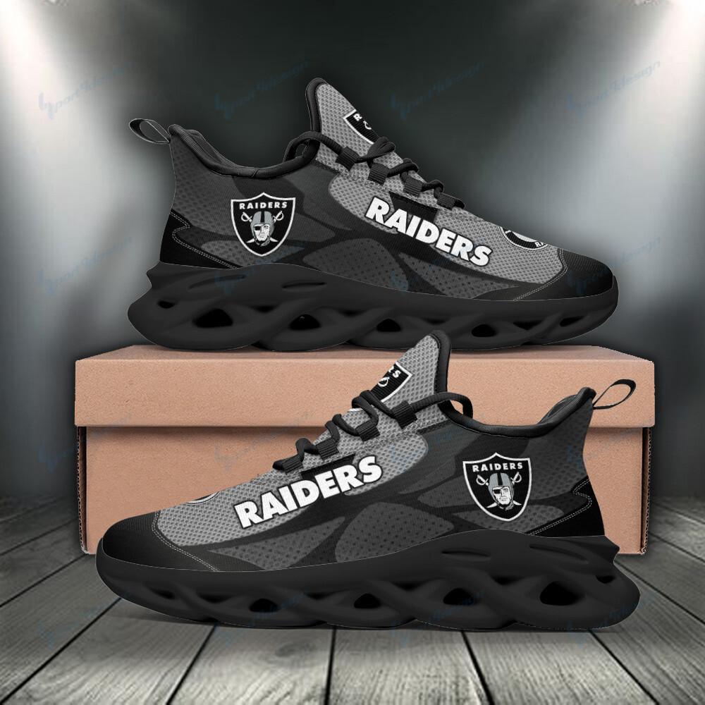 Ideafootwear Las Vegas Raiders Max Soul Shoes Sneakers For Men And Women 27