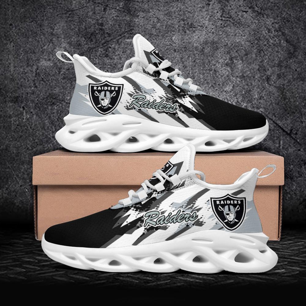Ideafootwear Las Vegas Raiders Max Soul Shoes Sneakers For Men And Women 58
