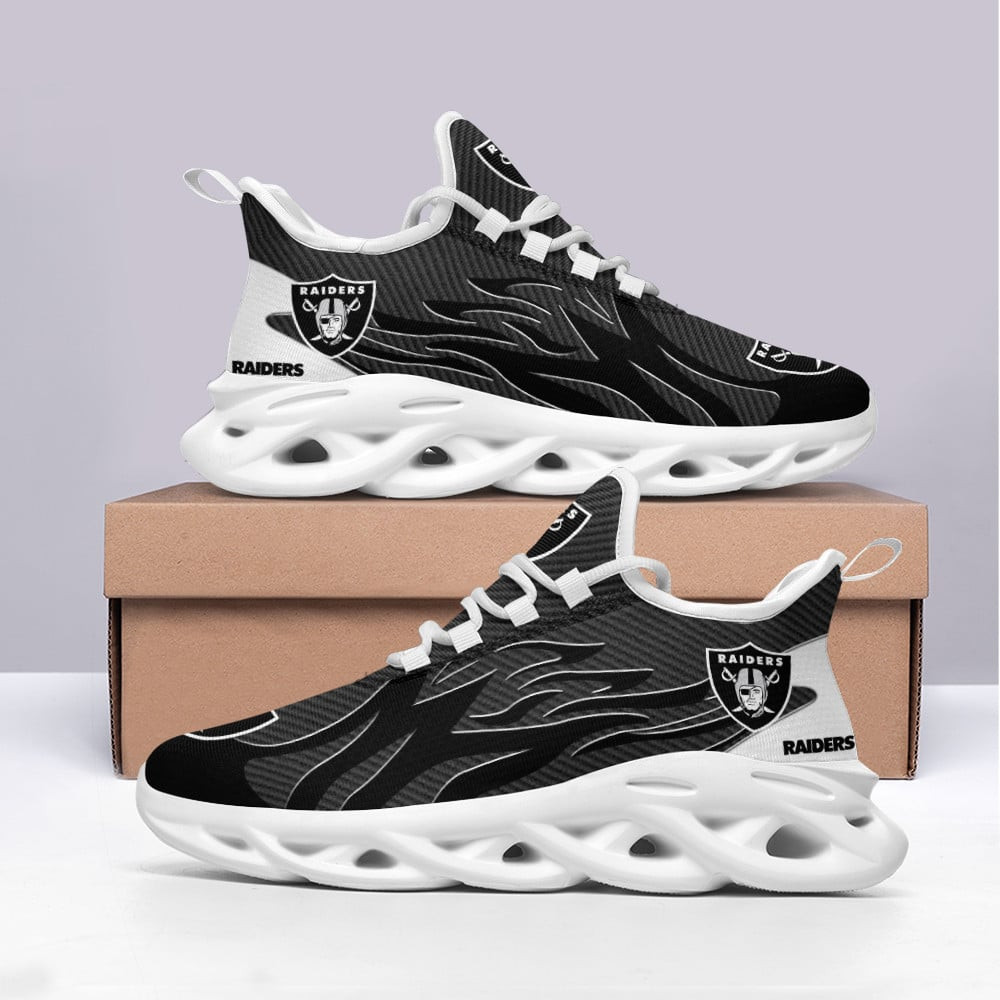 Ideafootwear Las Vegas Raiders Max Soul Shoes Sneakers For Men And Women 56