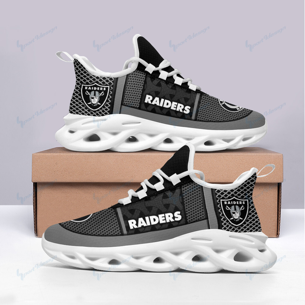 Ideafootwear Las Vegas Raiders Max Soul Shoes Sneakers For Men And Women 10