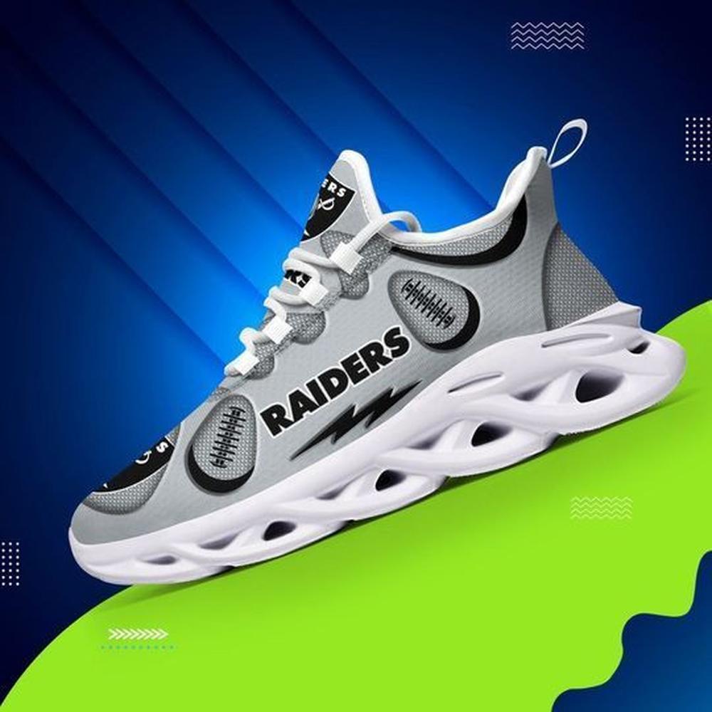 Ideafootwear Las Vegas Raiders Max Soul Shoes Sneakers For Men And Women 106