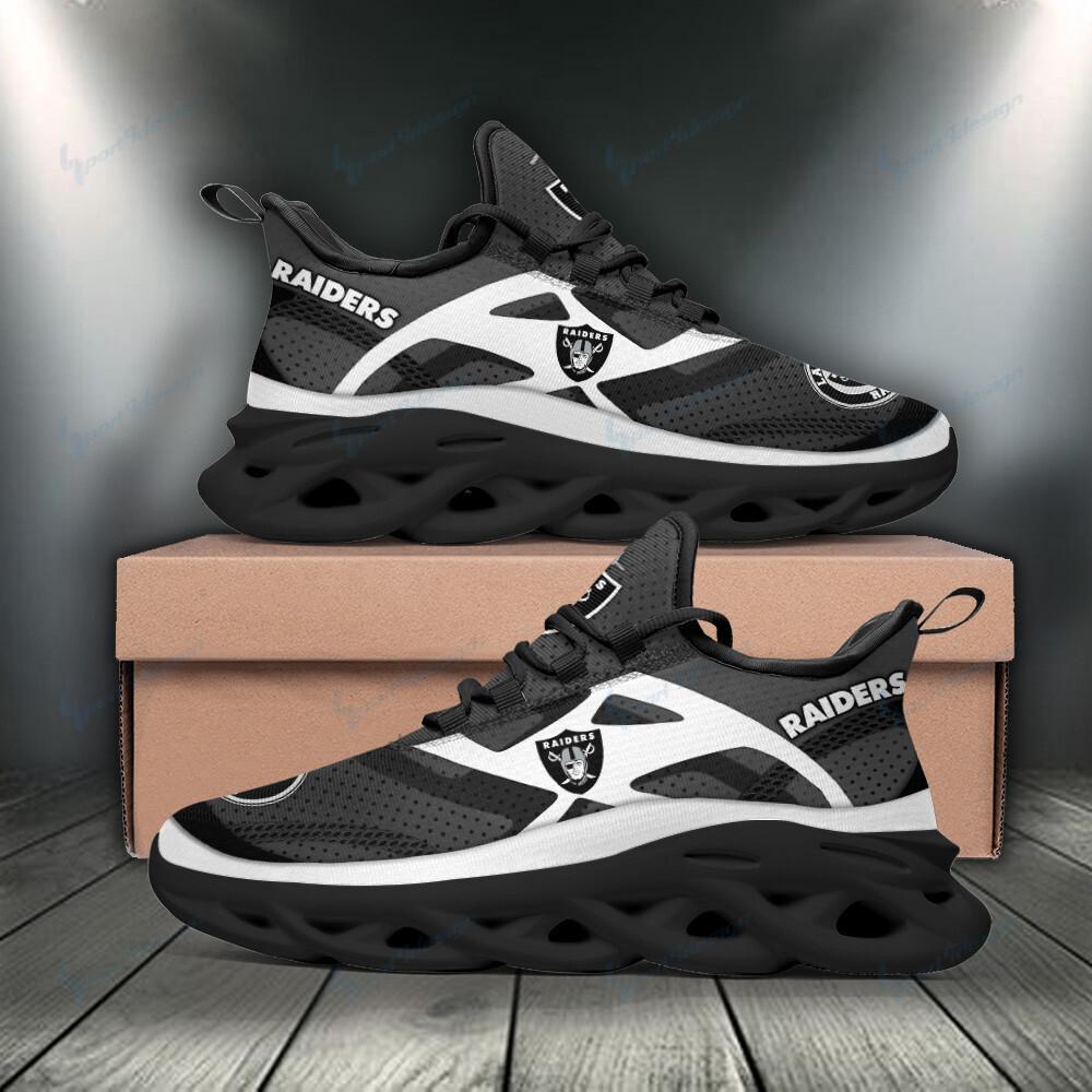 Ideafootwear Las Vegas Raiders Max Soul Shoes Sneakers For Men And Women 26