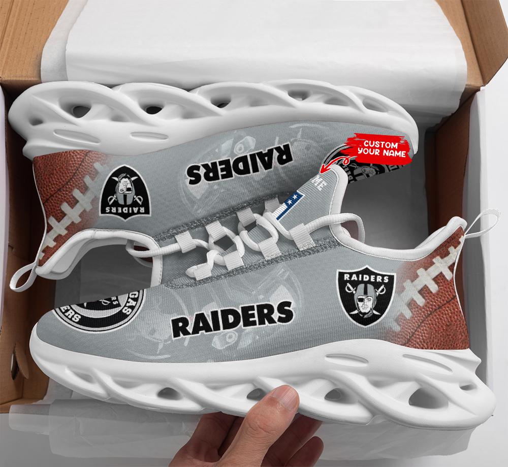 Ideafootwear Las Vegas Raiders Max Soul Shoes Sneakers For Men And Women 82