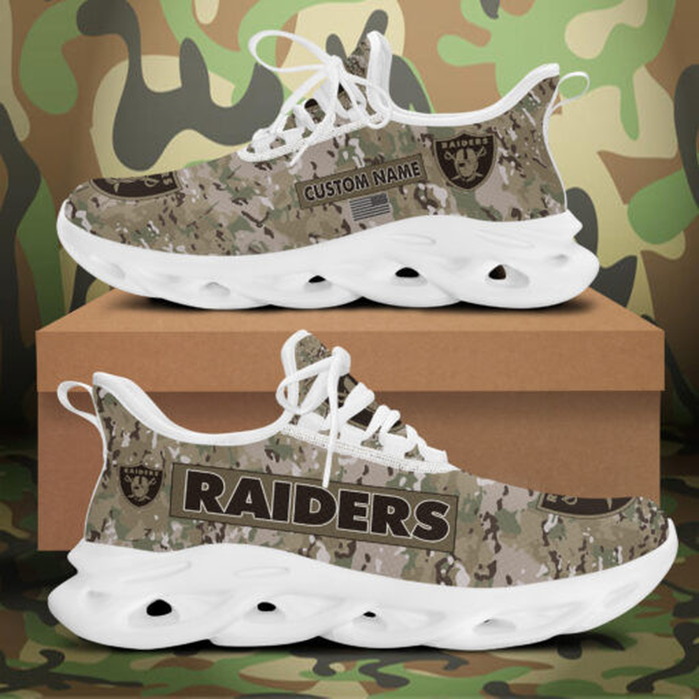 Ideafootwear Las Vegas Raiders Max Soul Shoes Sneakers For Men And Women 105