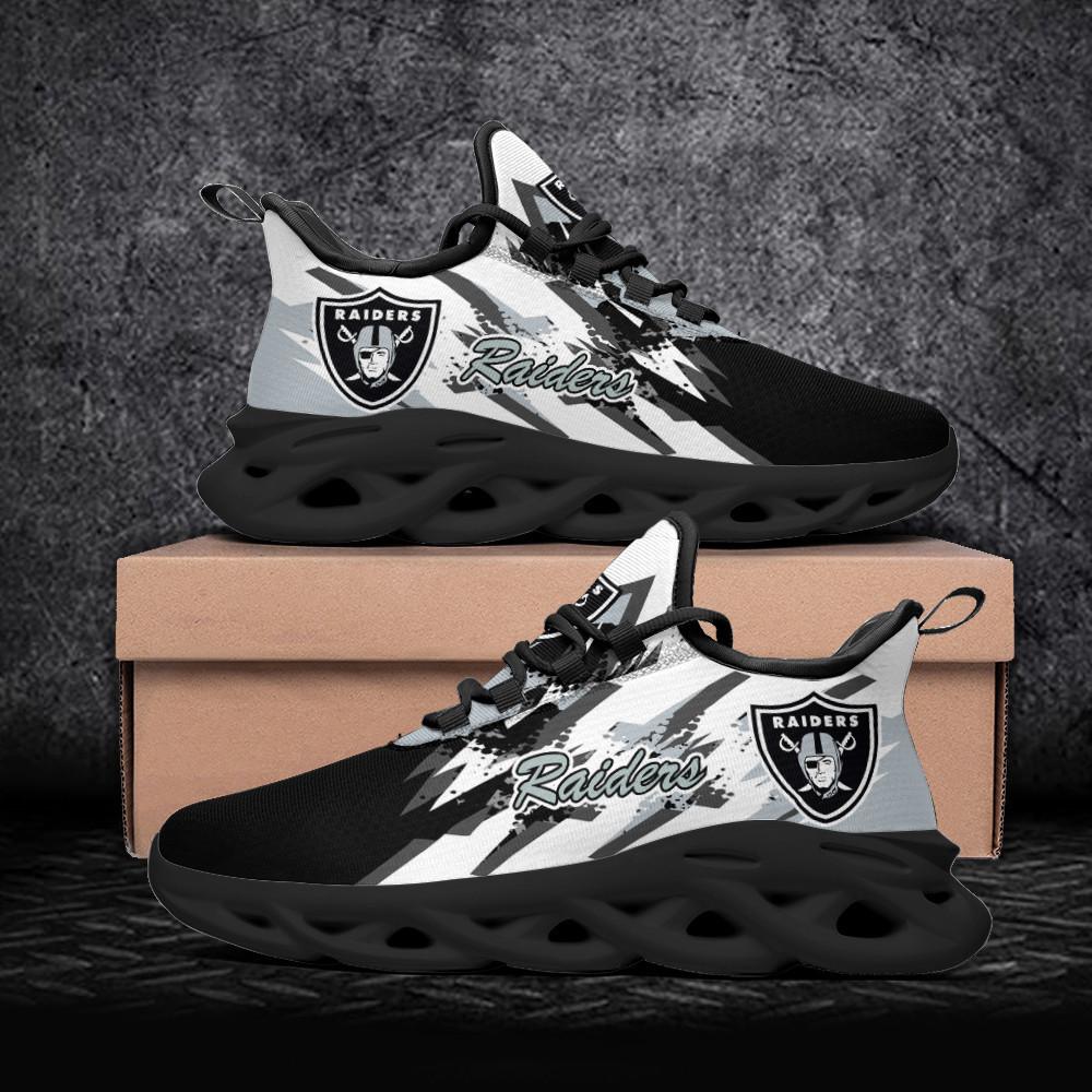 Ideafootwear Las Vegas Raiders Max Soul Shoes Sneakers For Men And Women 58