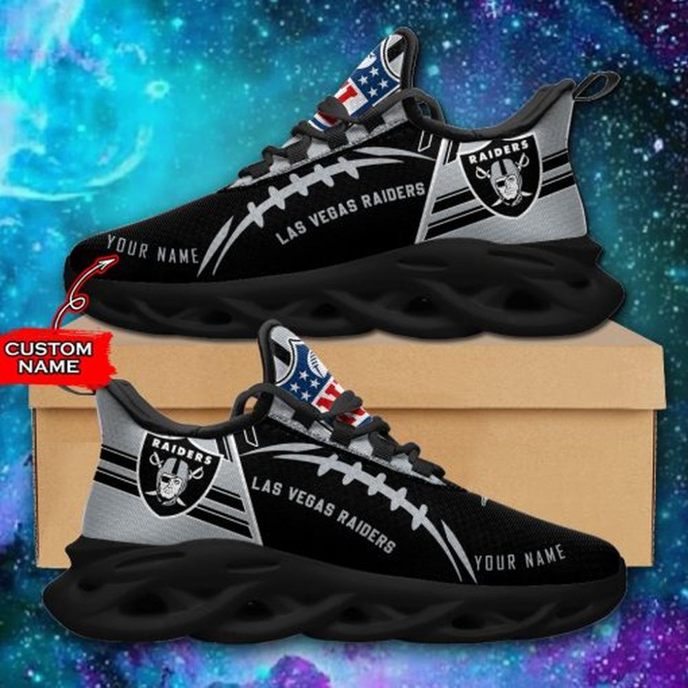 Ideafootwear Las Vegas Raiders Max Soul Shoes Sneakers For Men And Women 77