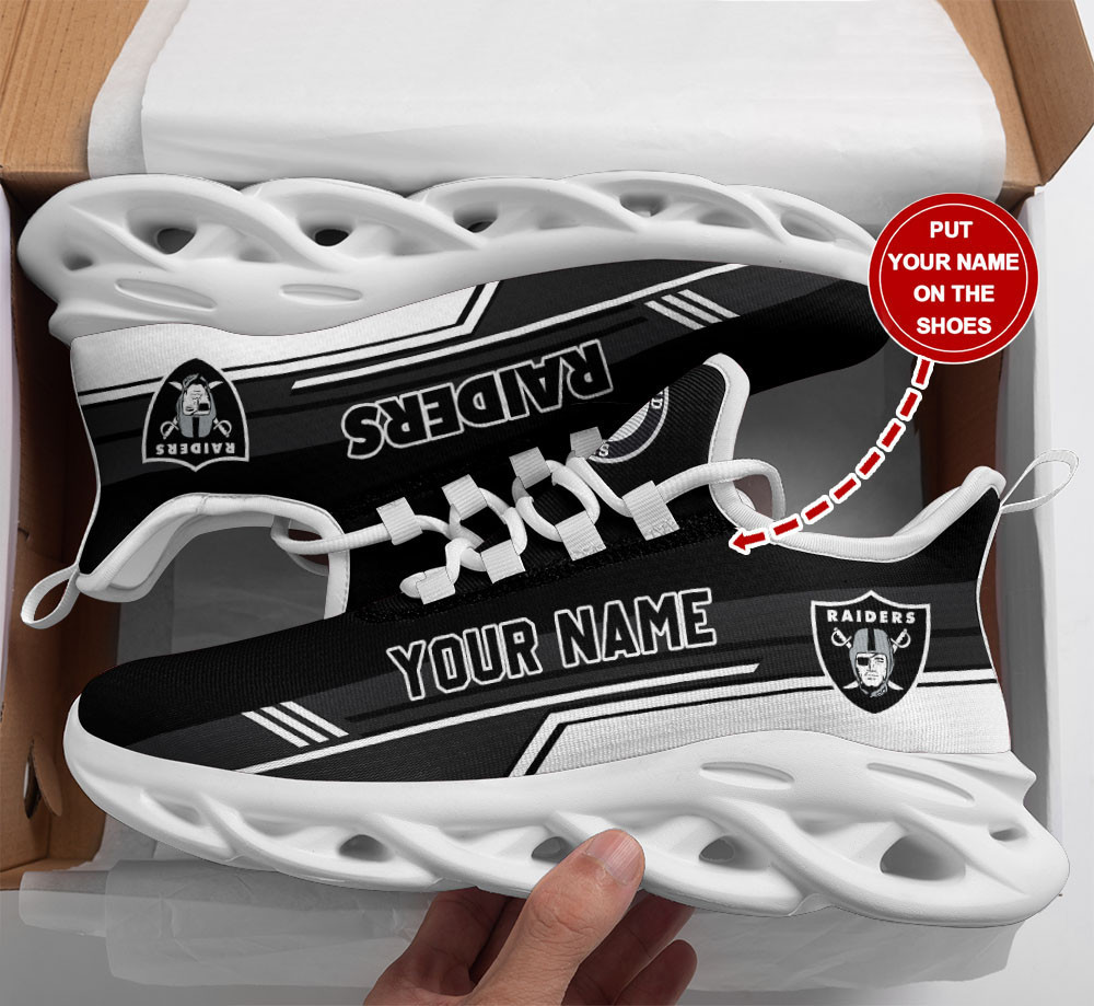 Ideafootwear Las Vegas Raiders Max Soul Shoes Sneakers For Men And Women 75