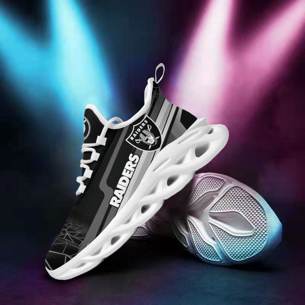 Ideafootwear Las Vegas Raiders Max Soul Shoes Sneakers For Men And Women 37