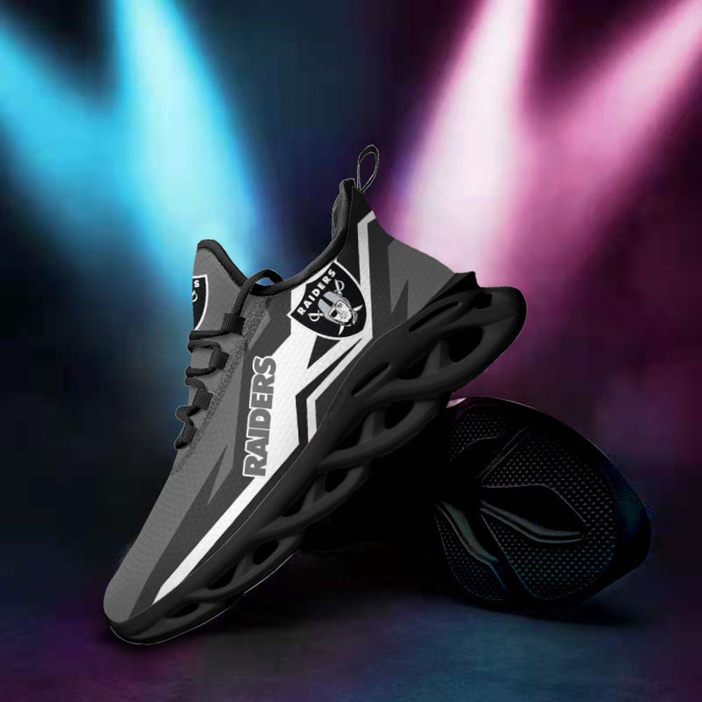 Ideafootwear Las Vegas Raiders Max Soul Shoes Sneakers For Men And Women 39