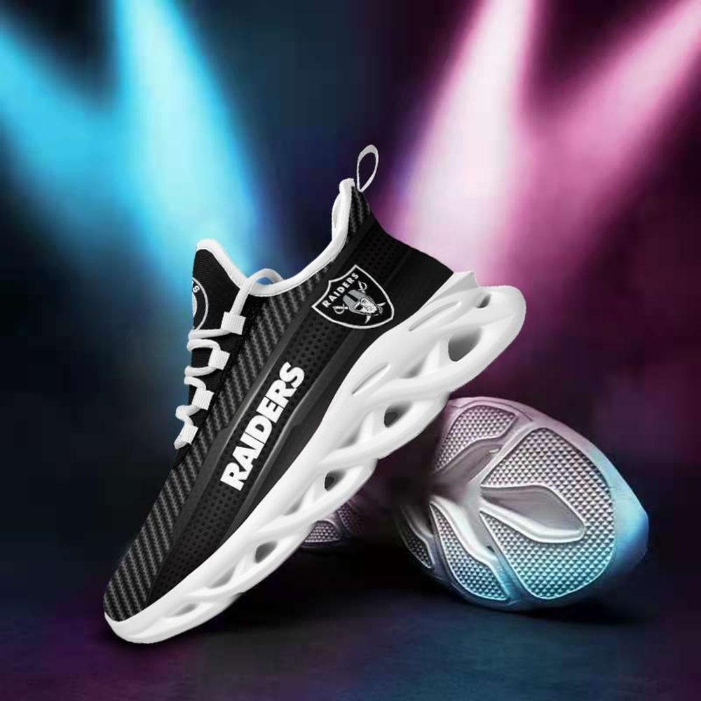 Ideafootwear Las Vegas Raiders Max Soul Shoes Sneakers For Men And Women 6
