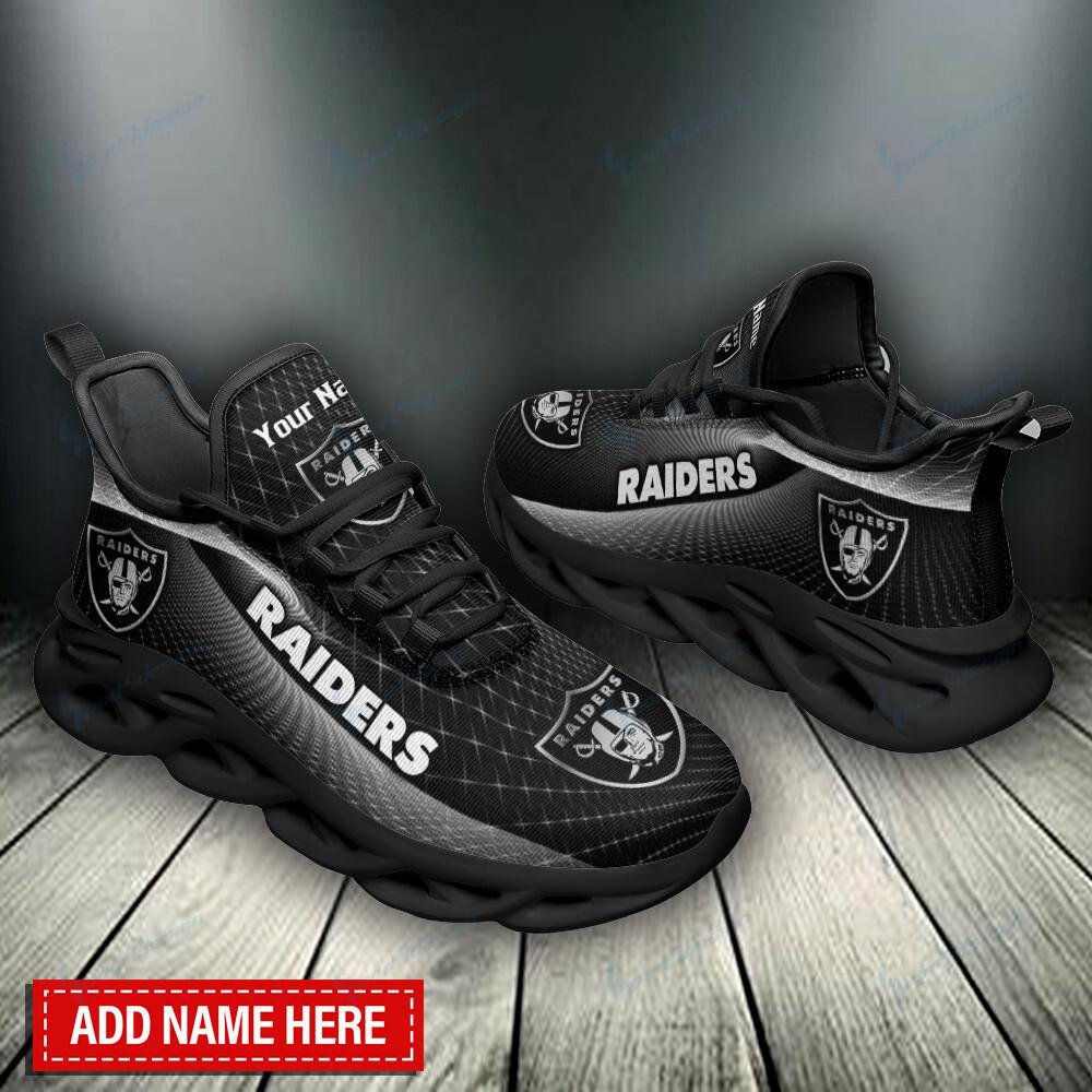 Ideafootwear Las Vegas Raiders Max Soul Shoes Sneakers For Men And Women 76