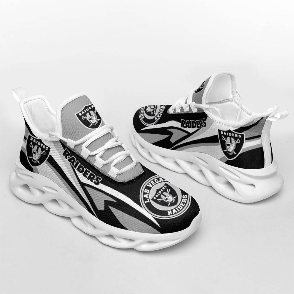 Ideafootwear Las Vegas Raiders Max Soul Shoes Sneakers For Men And Women 3