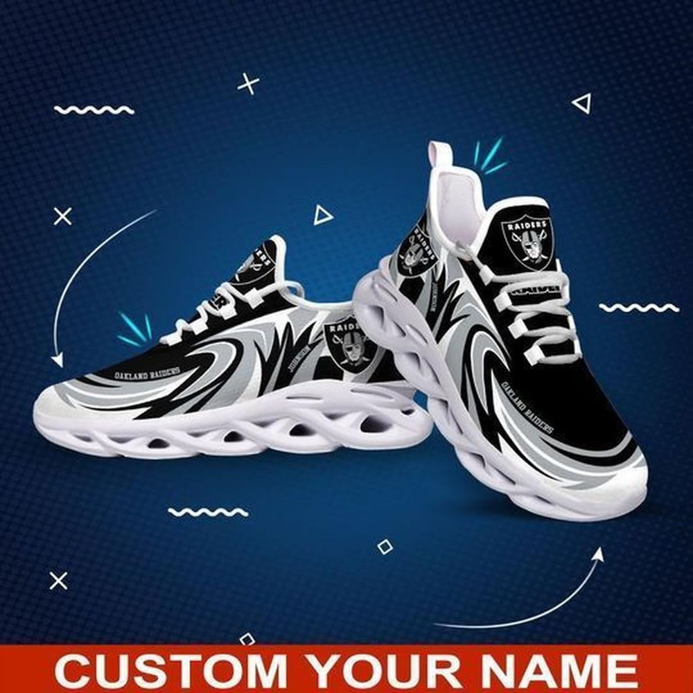 Ideafootwear Las Vegas Raiders Max Soul Shoes Sneakers For Men And Women 83