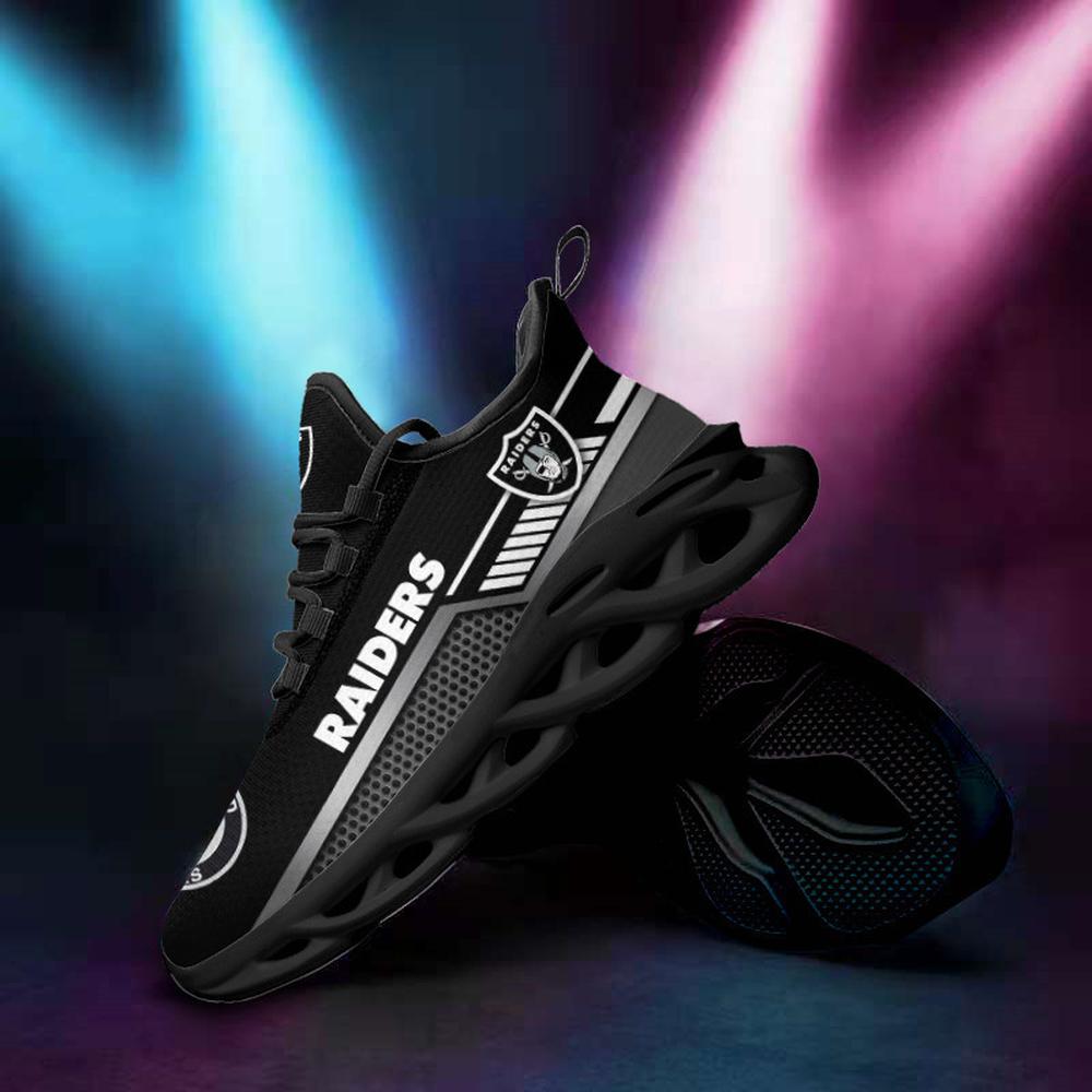 Ideafootwear Las Vegas Raiders Max Soul Shoes Sneakers For Men And Women 51