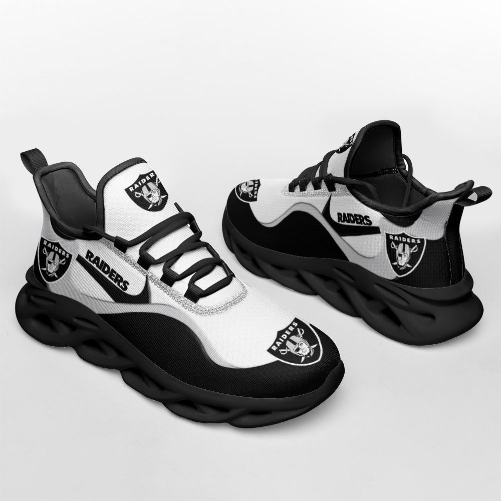 Ideafootwear Las Vegas Raiders Max Soul Shoes Sneakers For Men And Women 16