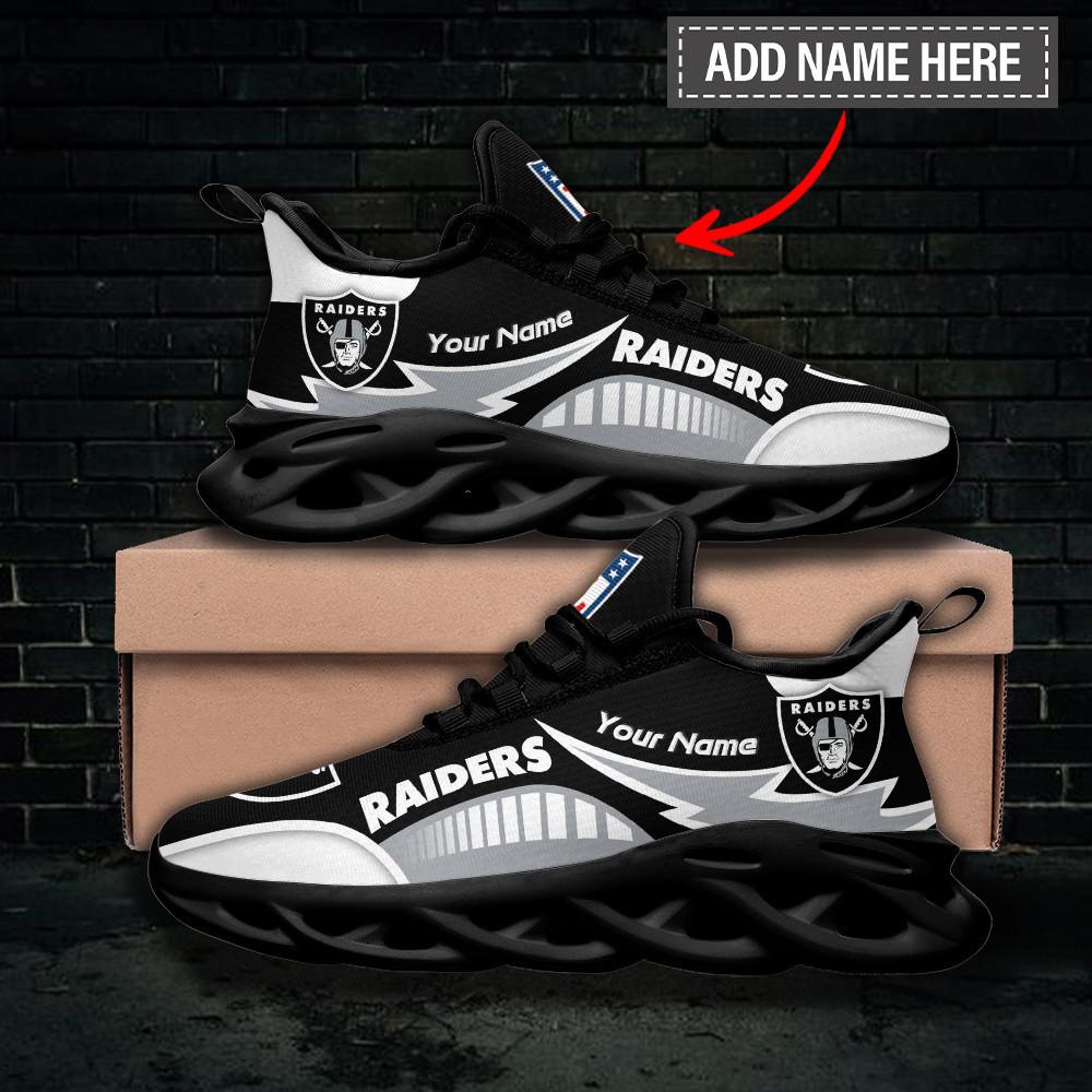 Ideafootwear Las Vegas Raiders Max Soul Shoes Sneakers For Men And Women 73