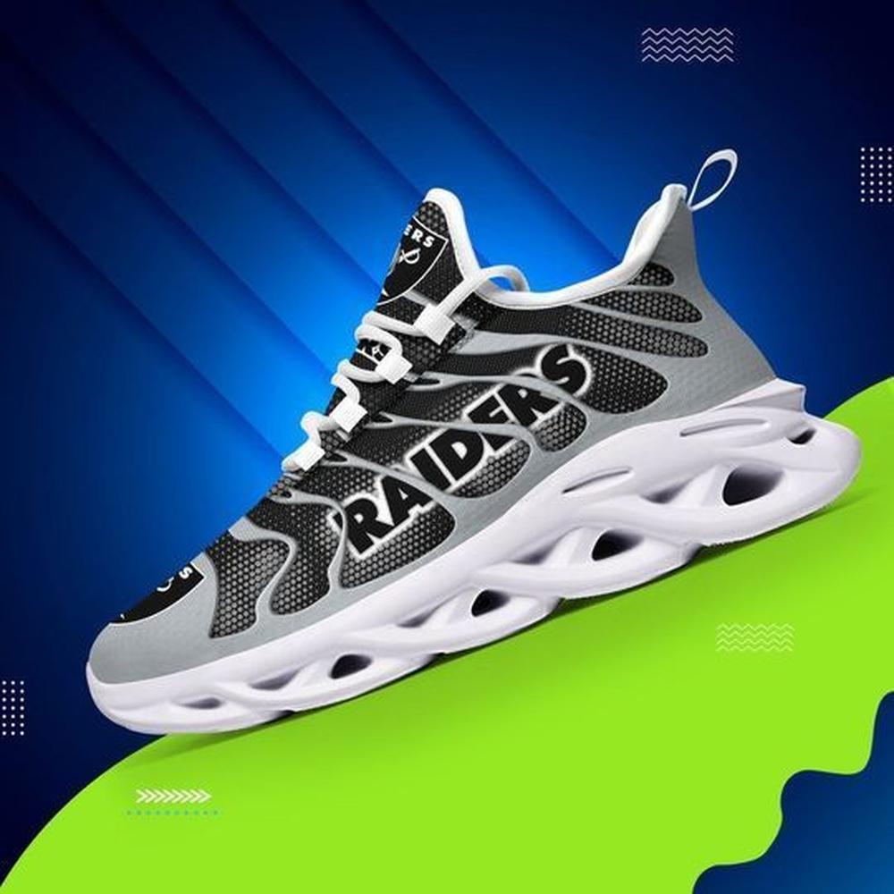 Ideafootwear Las Vegas Raiders Max Soul Shoes Sneakers For Men And Women 113