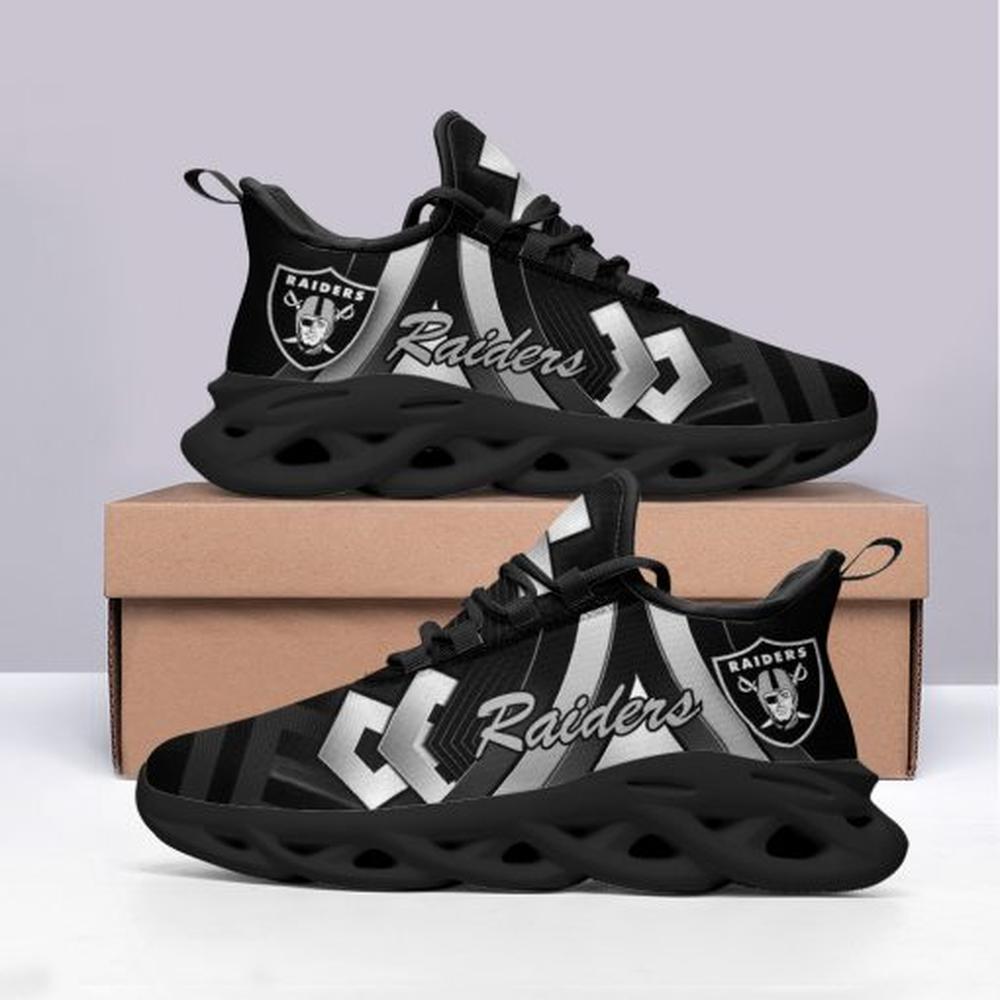 Ideafootwear Las Vegas Raiders Max Soul Shoes Sneakers For Men And Women 45