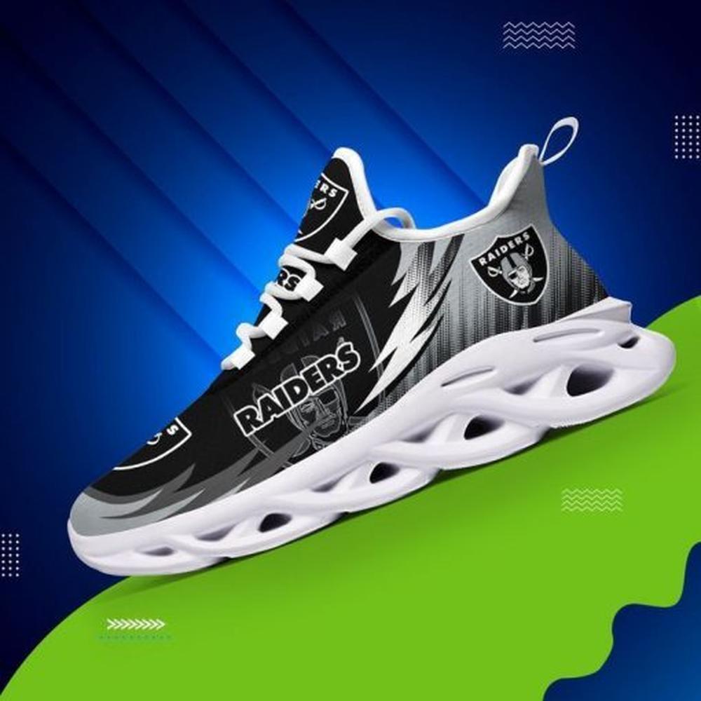 Ideafootwear Las Vegas Raiders Max Soul Shoes Sneakers For Men And Women 114