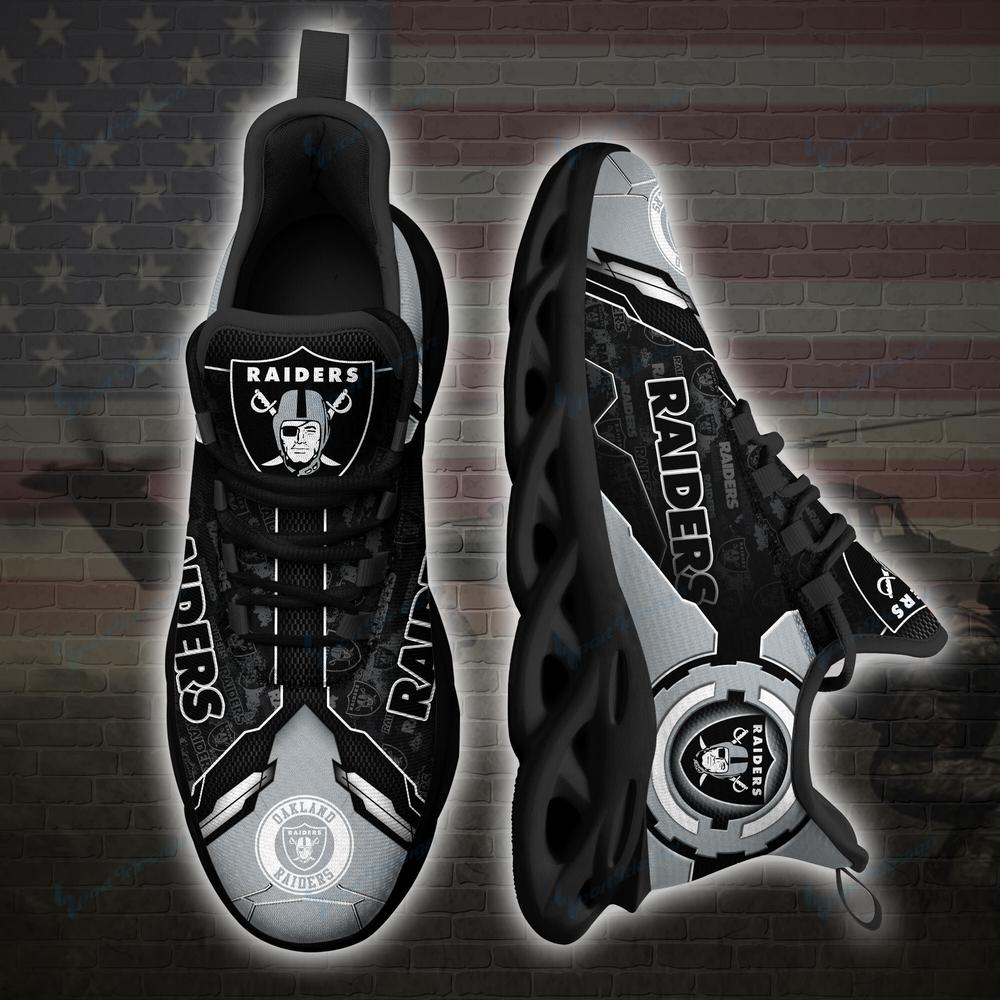 Ideafootwear Las Vegas Raiders Max Soul Shoes Sneakers For Men And Women 52