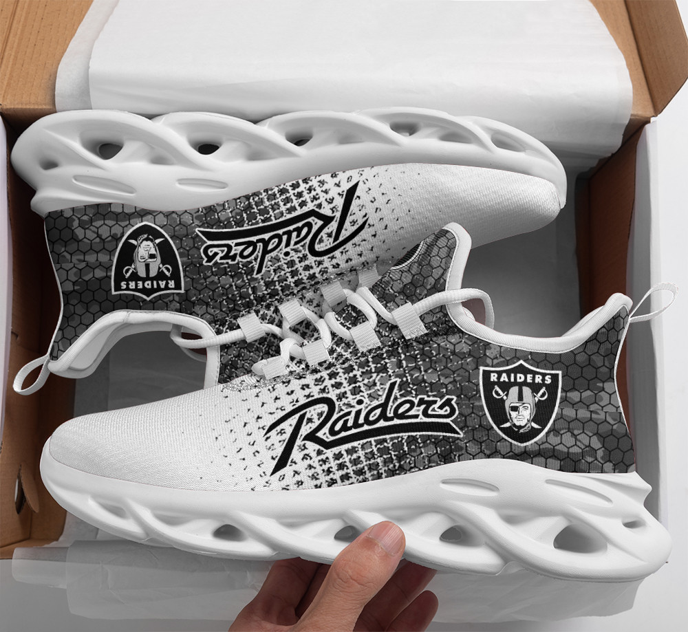Ideafootwear Las Vegas Raiders Max Soul Shoes Sneakers For Men And Women 48