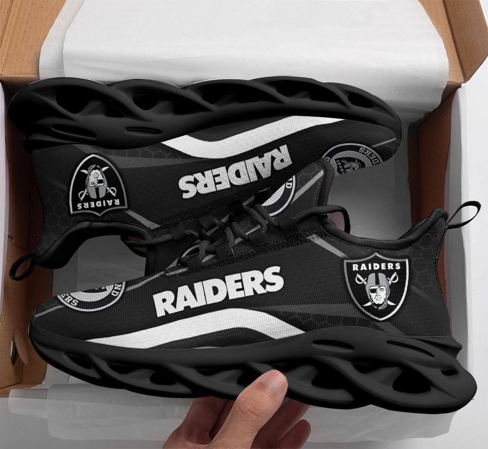 Ideafootwear Las Vegas Raiders Max Soul Shoes Sneakers For Men And Women 115
