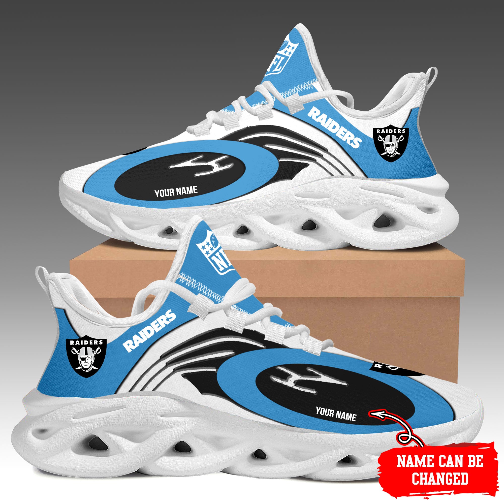 Ideafootwear Las Vegas Raiders Max Soul Shoes Sneakers For Men And Women 63