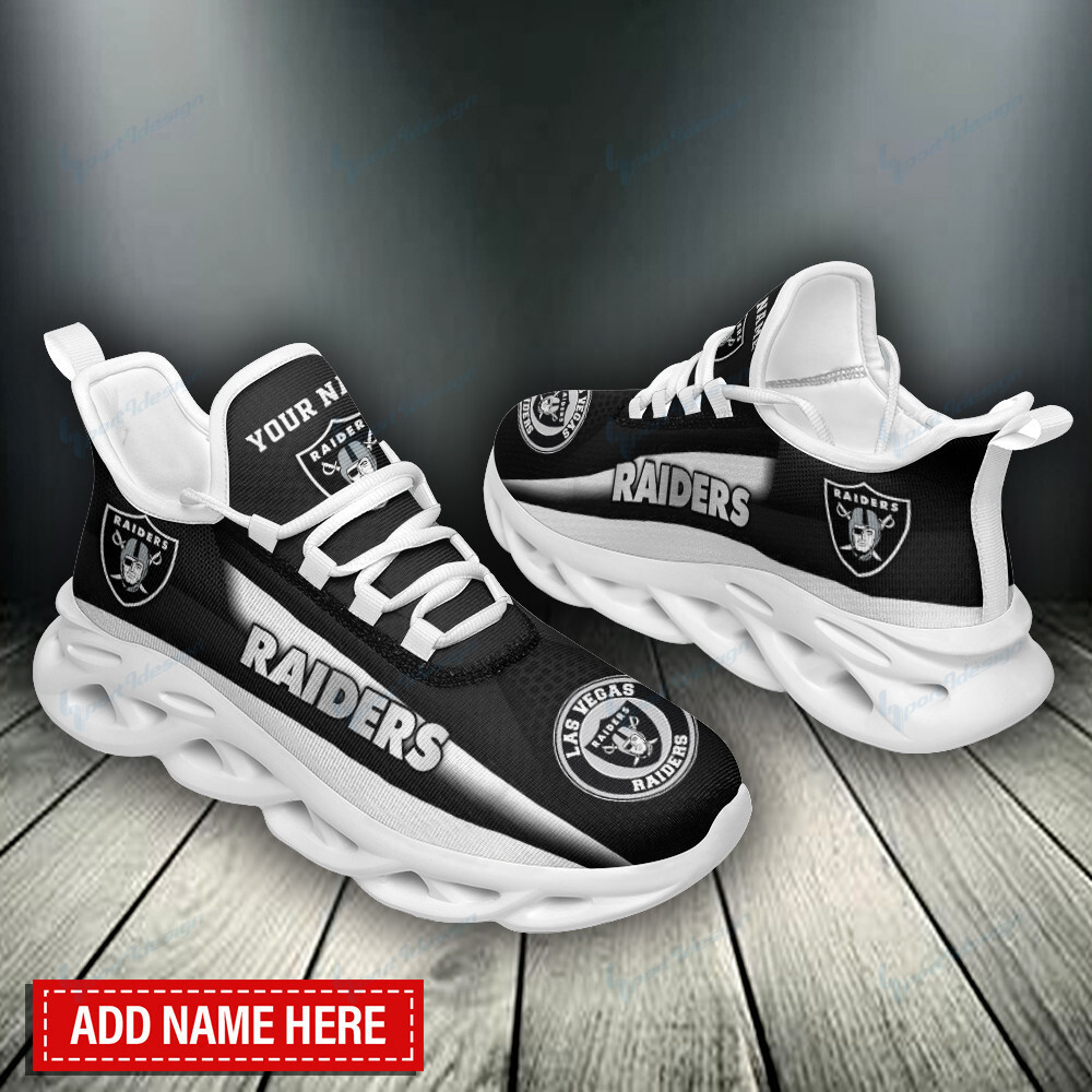 Ideafootwear Las Vegas Raiders Max Soul Shoes Sneakers For Men And Women 67