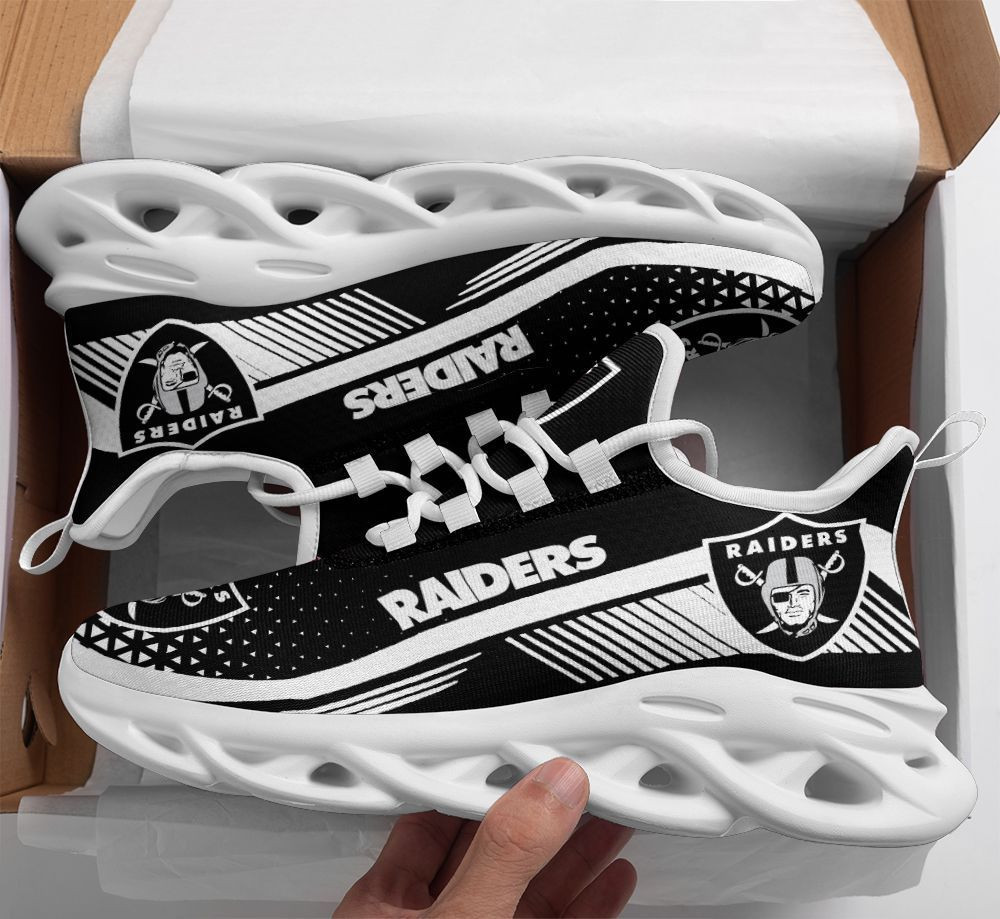 Ideafootwear Las Vegas Raiders Max Soul Shoes Sneakers For Men And Women 109