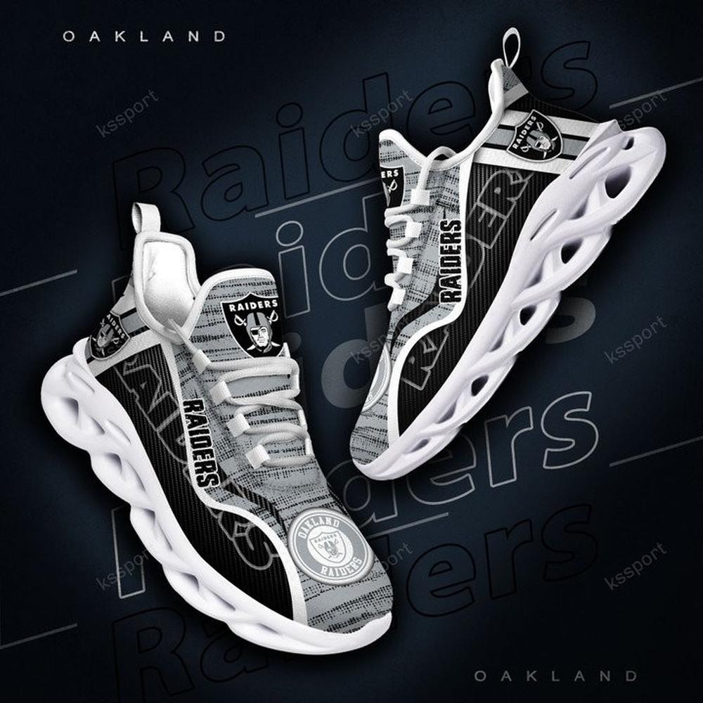 Ideafootwear Las Vegas Raiders Max Soul Shoes Sneakers For Men And Women 44