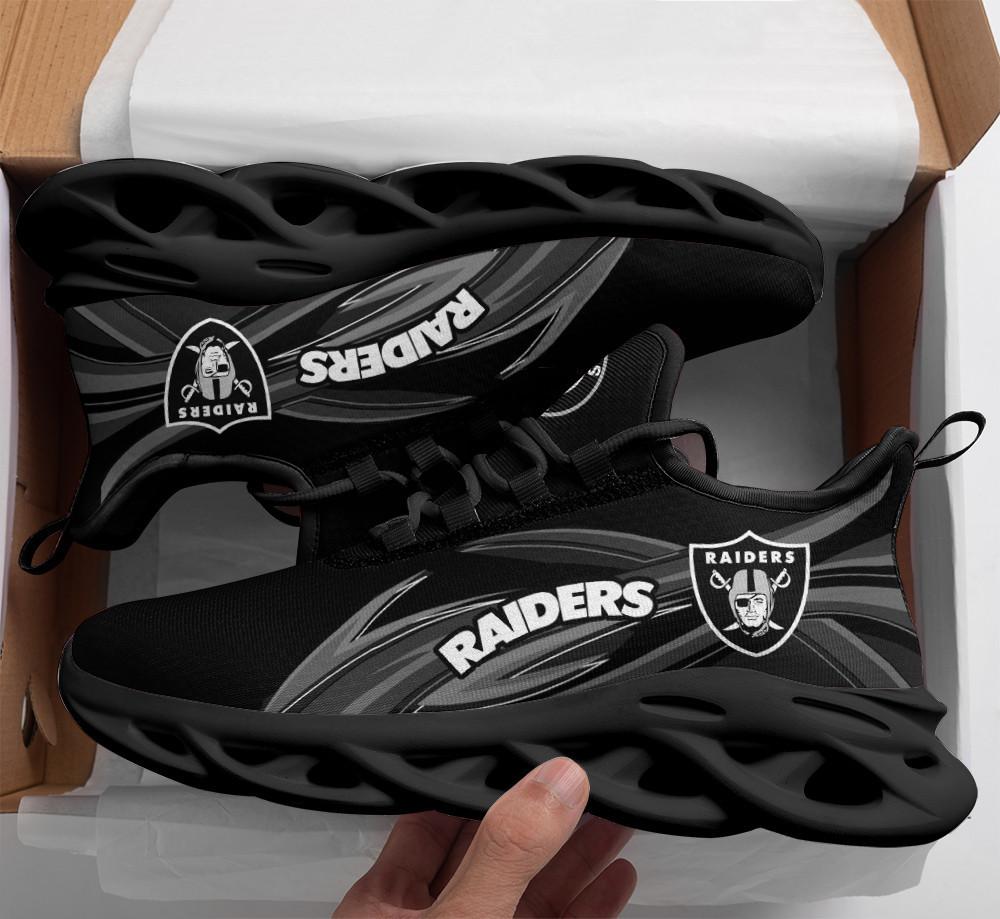 Ideafootwear Las Vegas Raiders Max Soul Shoes Sneakers For Men And Women 4
