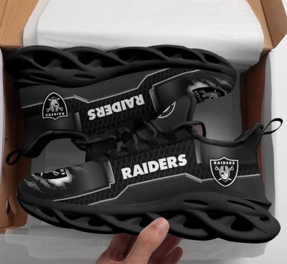 Ideafootwear Las Vegas Raiders Max Soul Shoes Sneakers For Men And Women 43