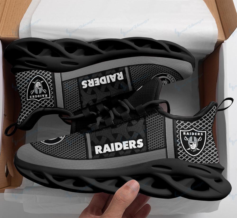 Ideafootwear Las Vegas Raiders Max Soul Shoes Sneakers For Men And Women 10