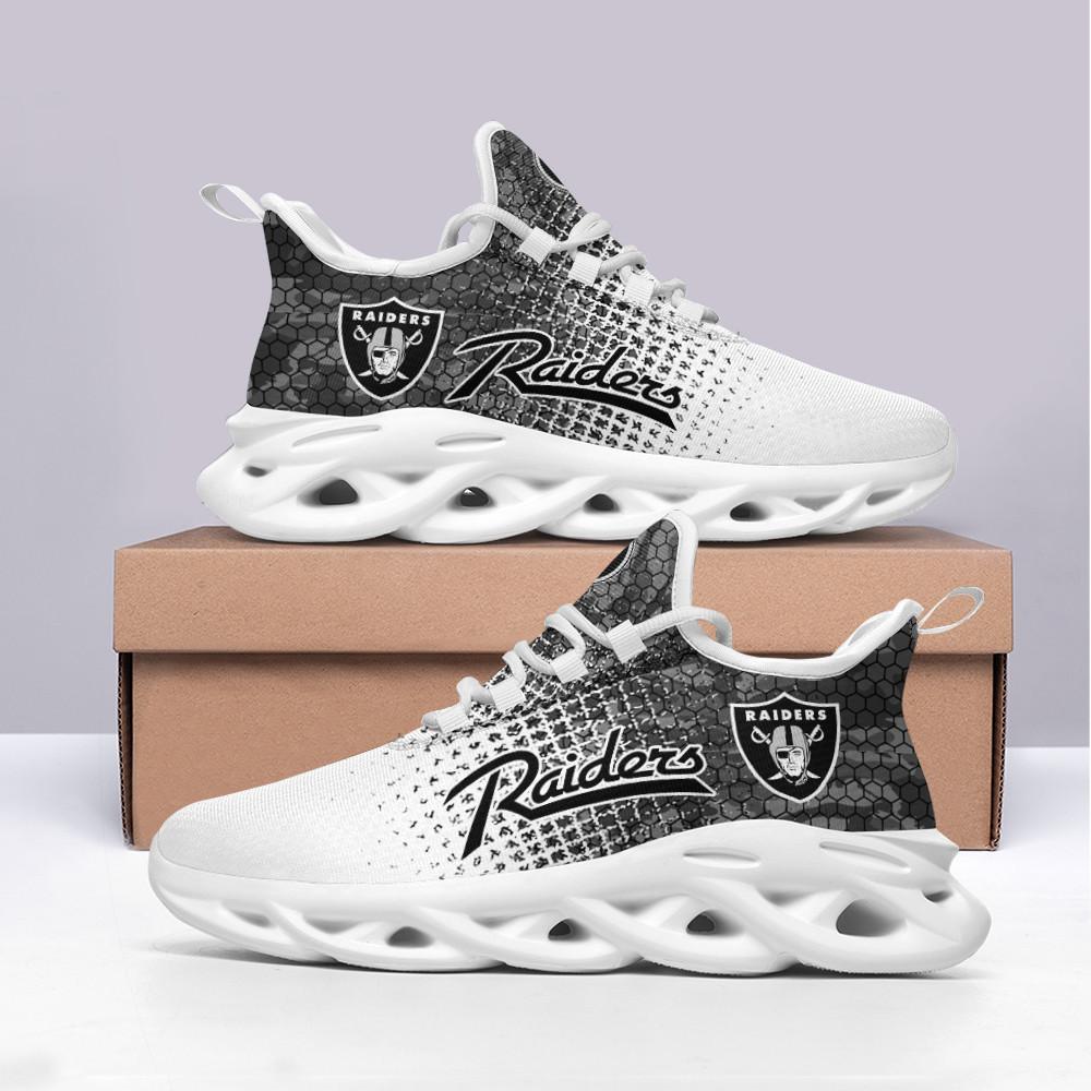 Ideafootwear Las Vegas Raiders Max Soul Shoes Sneakers For Men And Women 48